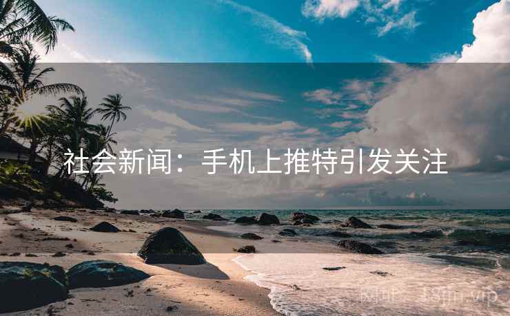 社会新闻：手机上推特引发关注